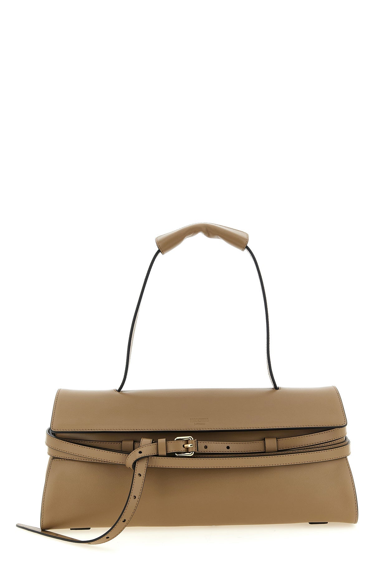 Moschino Shoulder Bag With Decorative Belt