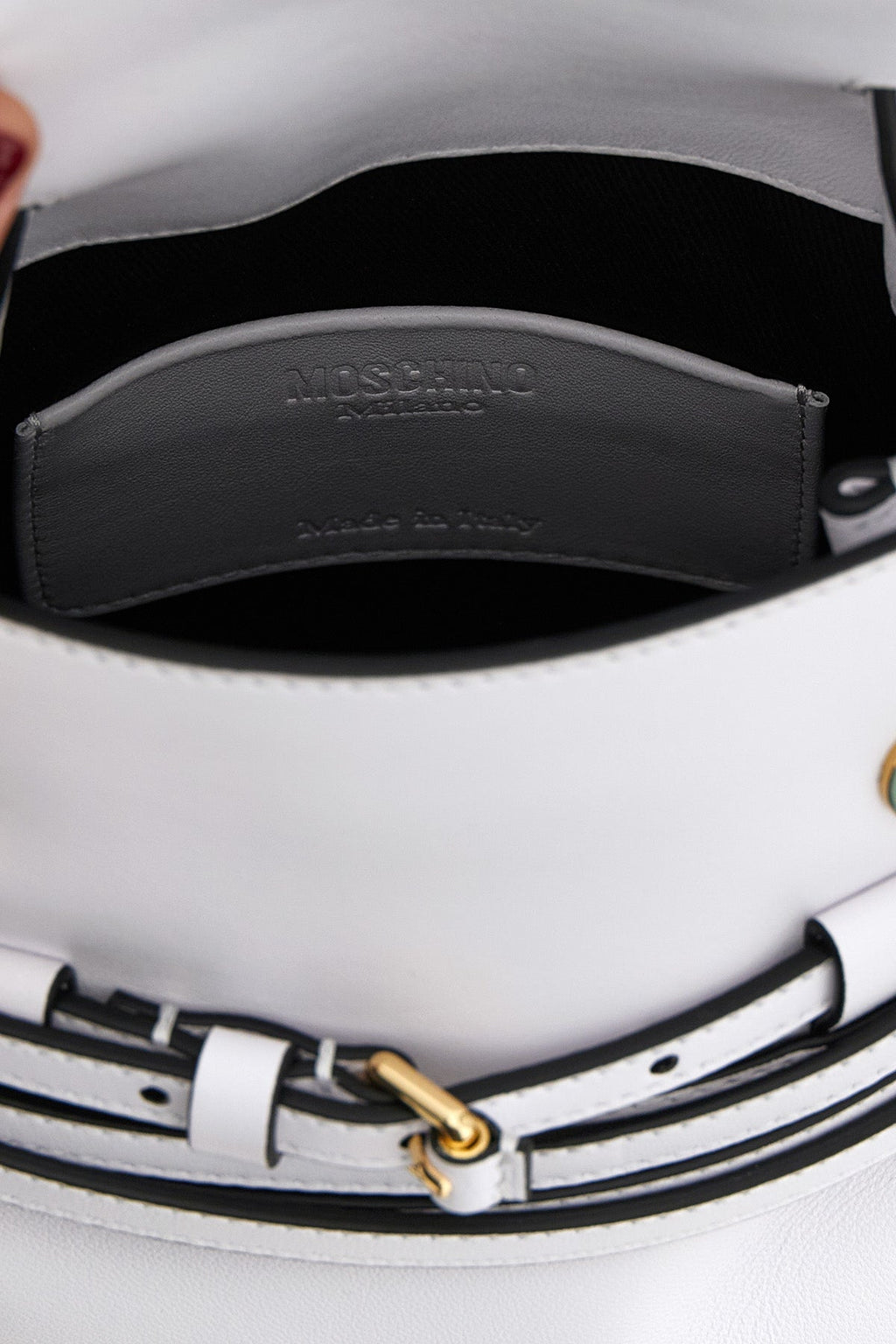 Moschino Top Handle Bag With Belt Detail