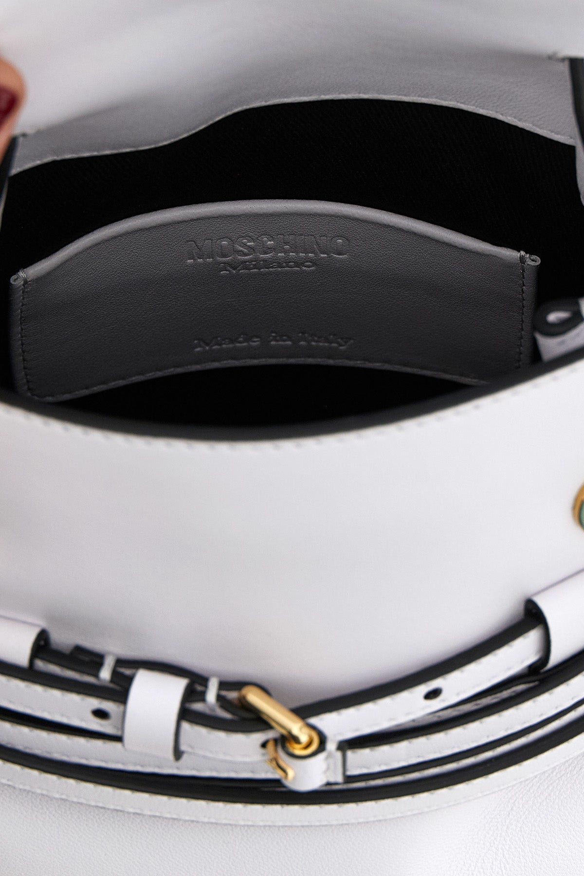 Moschino Top Handle Bag With Belt Detail