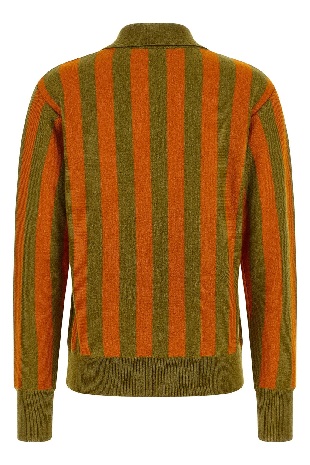 Alberto Biani Striped Cashmere Polo