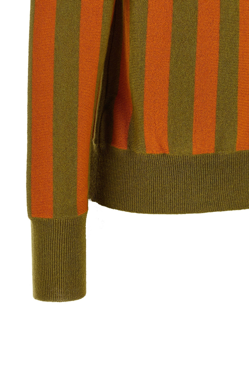 Alberto Biani Striped Cashmere Polo