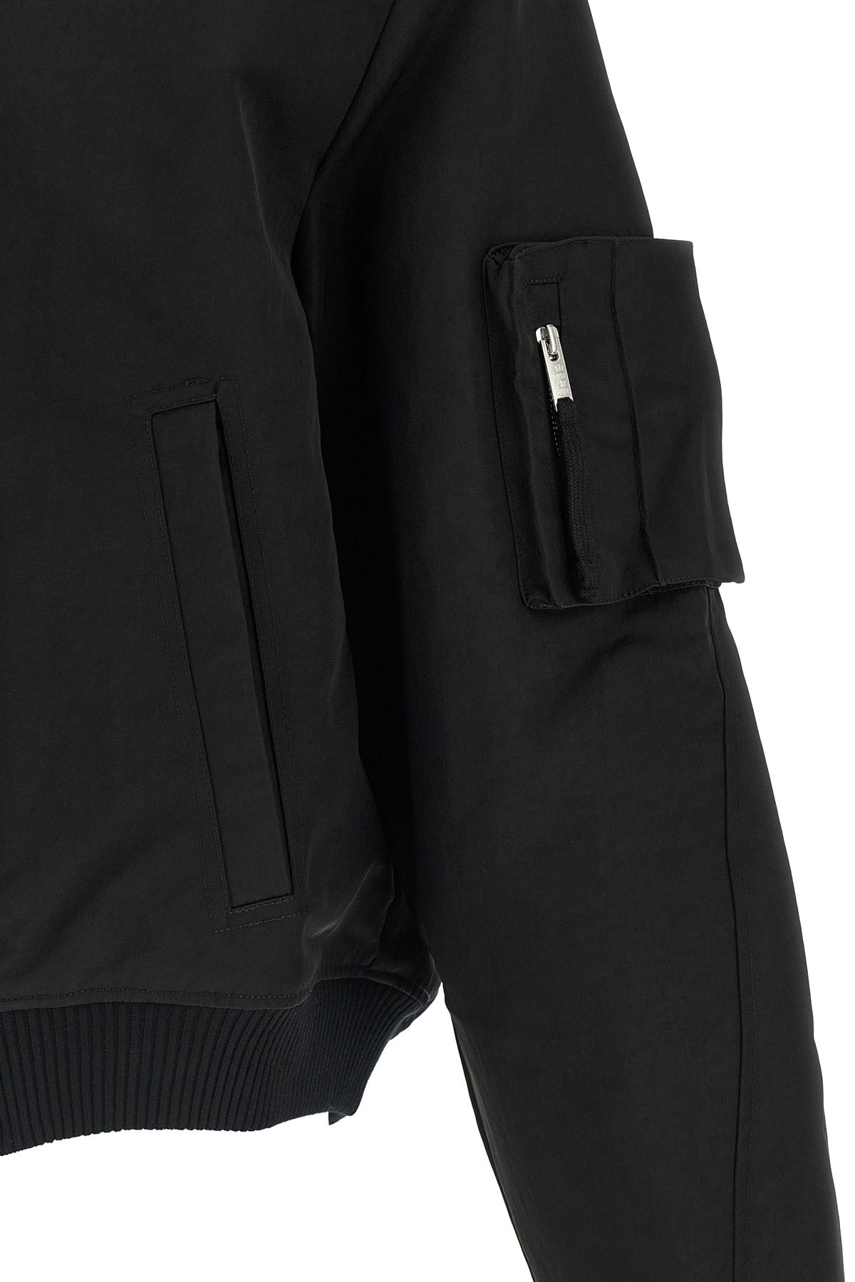 Zip-Front Bomber Jacket