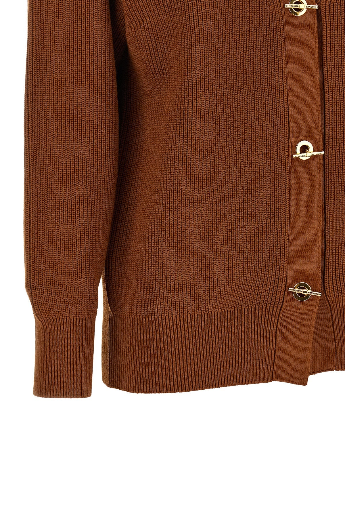 Elisabetta Franchi Cardigan With T-Bar Closures