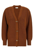 Elisabetta Franchi Cardigan With T-Bar Closures