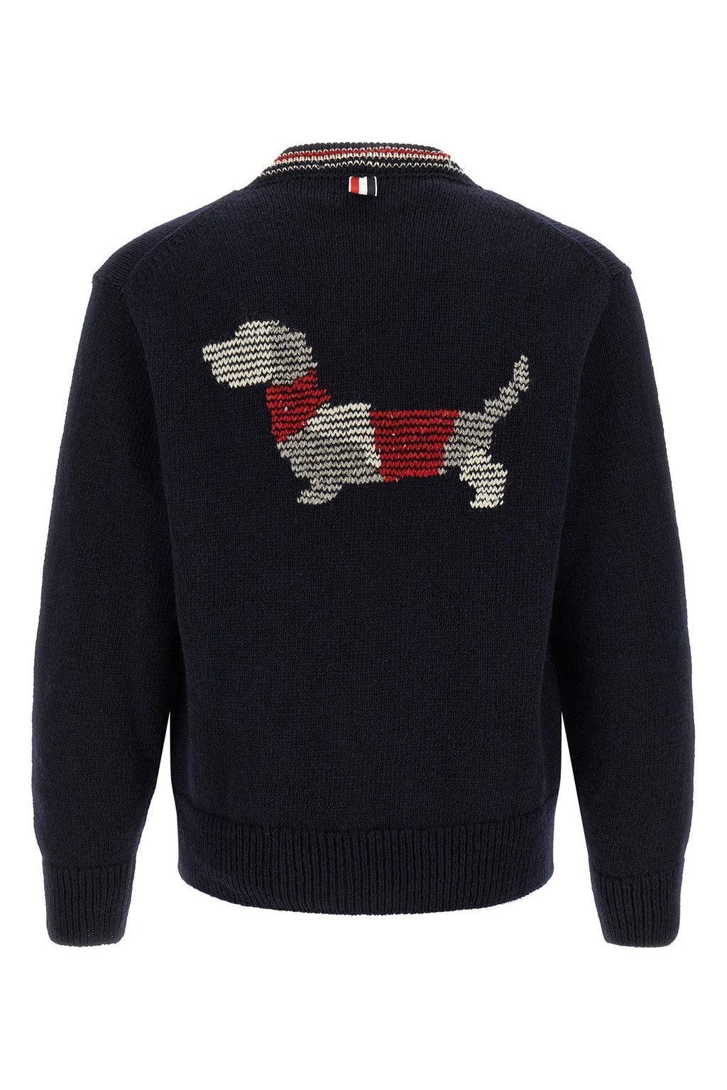 Thom Browne Cardigan with Hector Intarsia