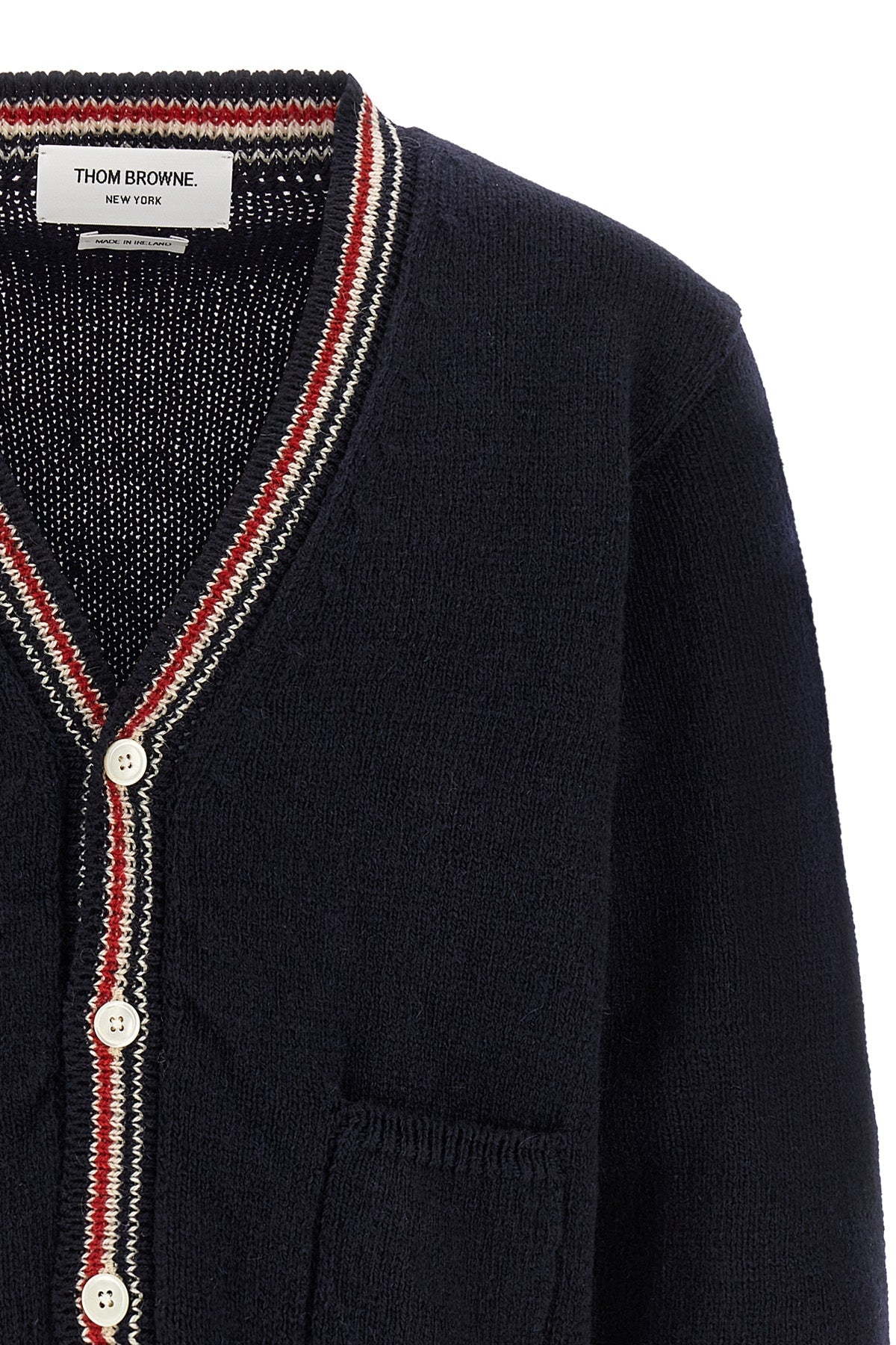 Thom Browne Cardigan with Hector Intarsia