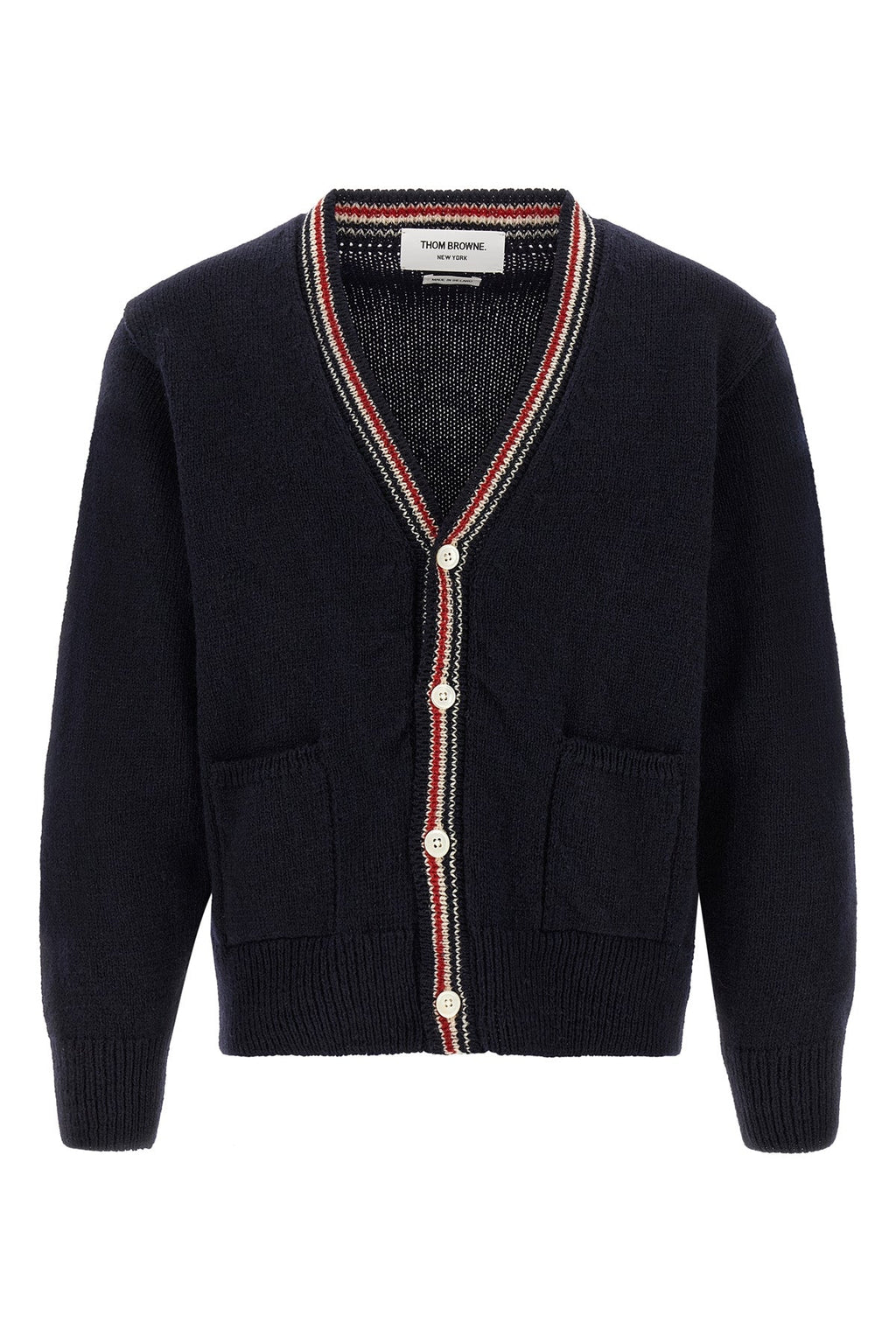 Thom Browne Cardigan with Hector Intarsia