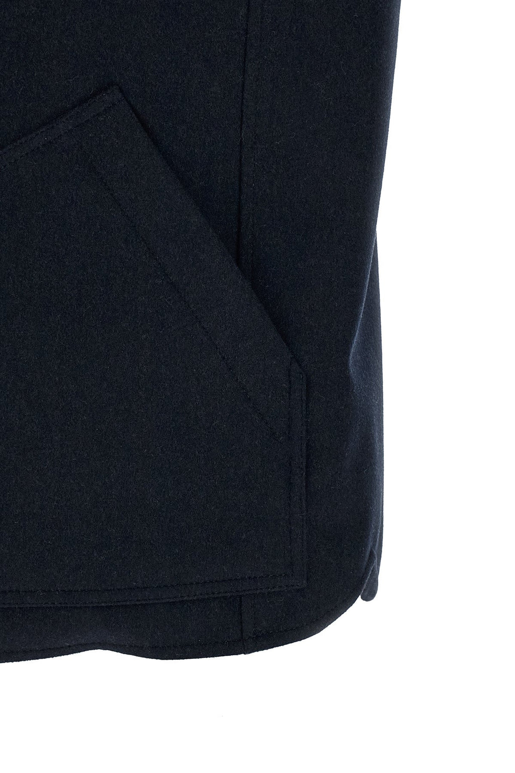 Brunello Cucinelli Wool Gilet With Leather Yoke