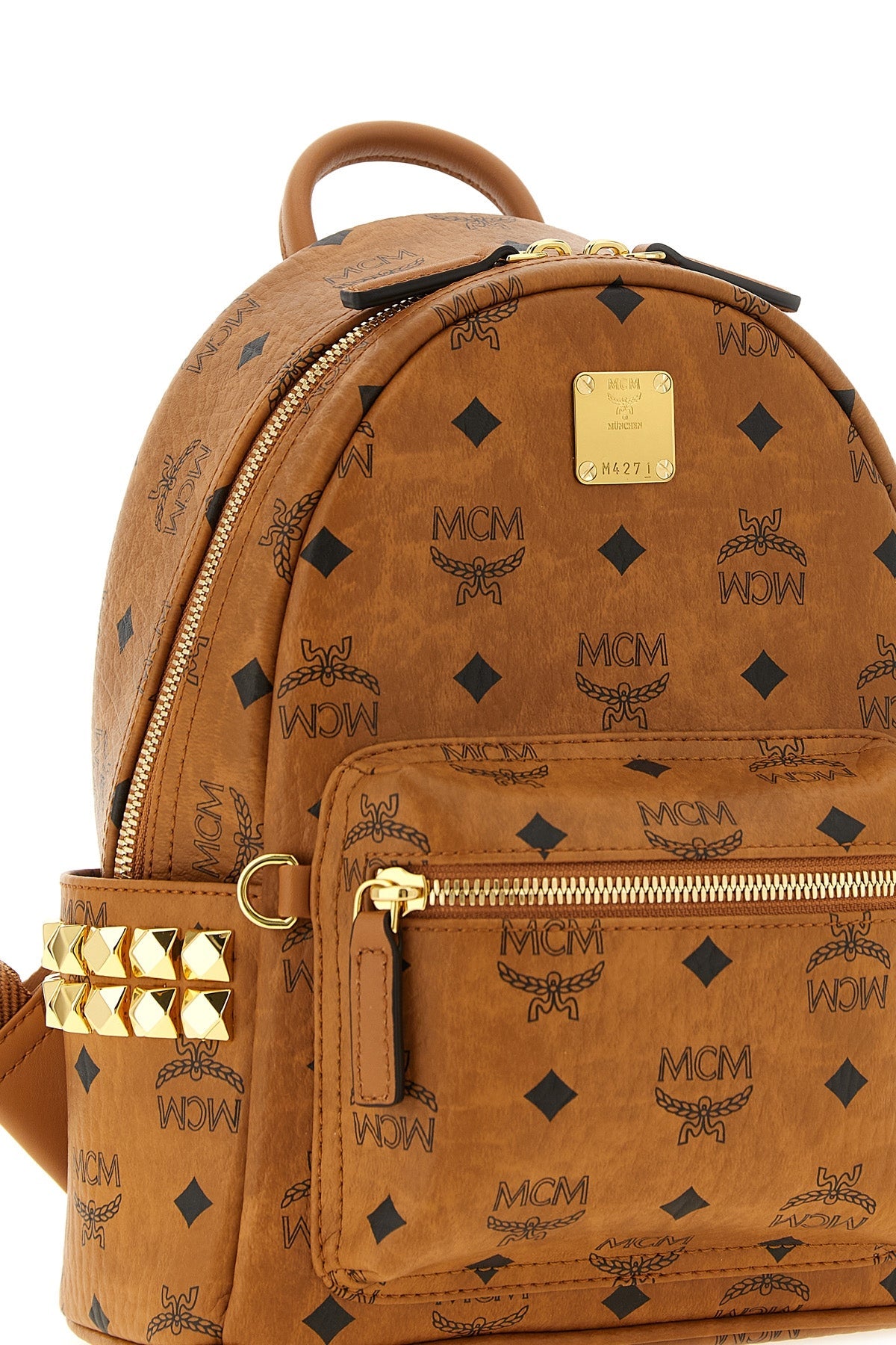 MCM Stark Mini backpack with pyramid studs
