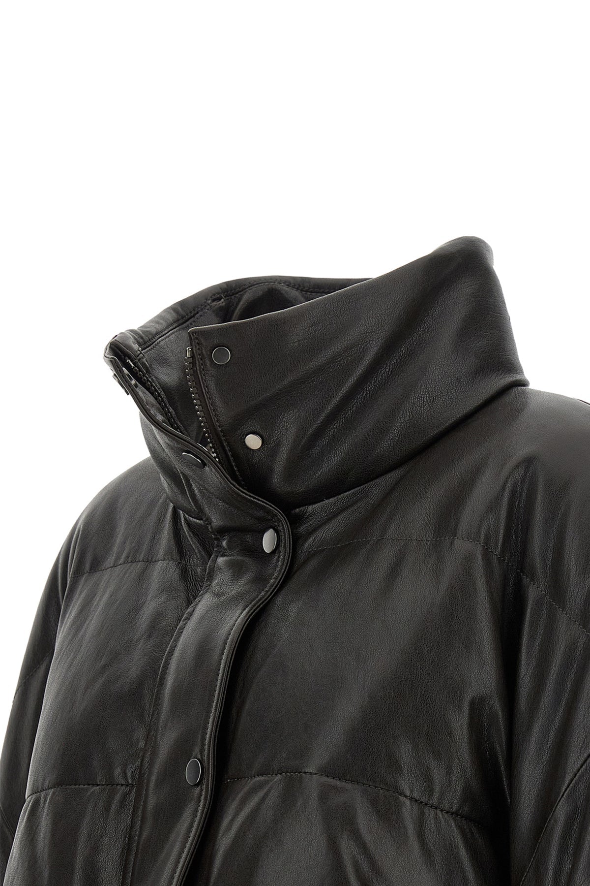 Padded Leather Jacket