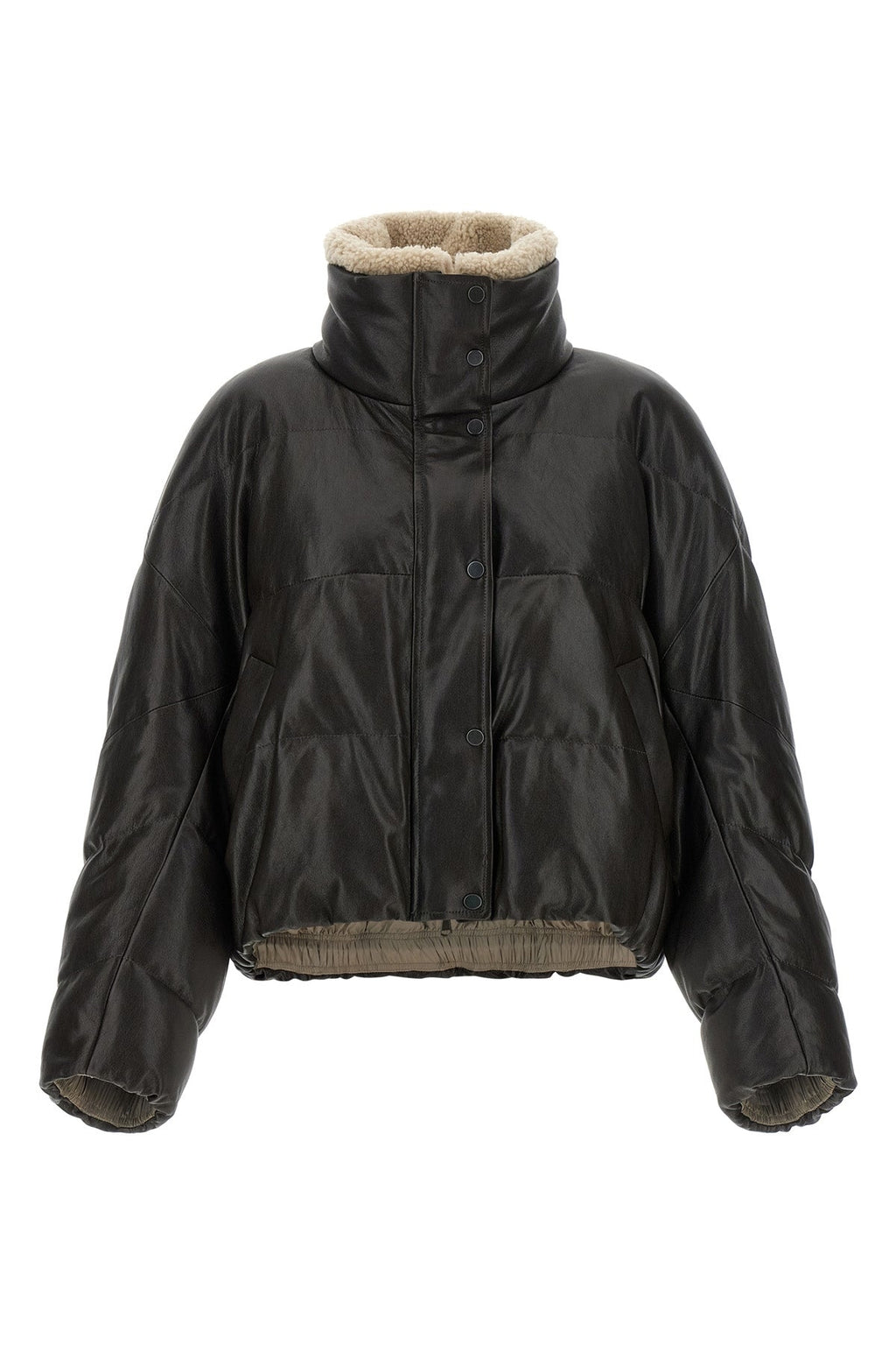 Padded Leather Jacket