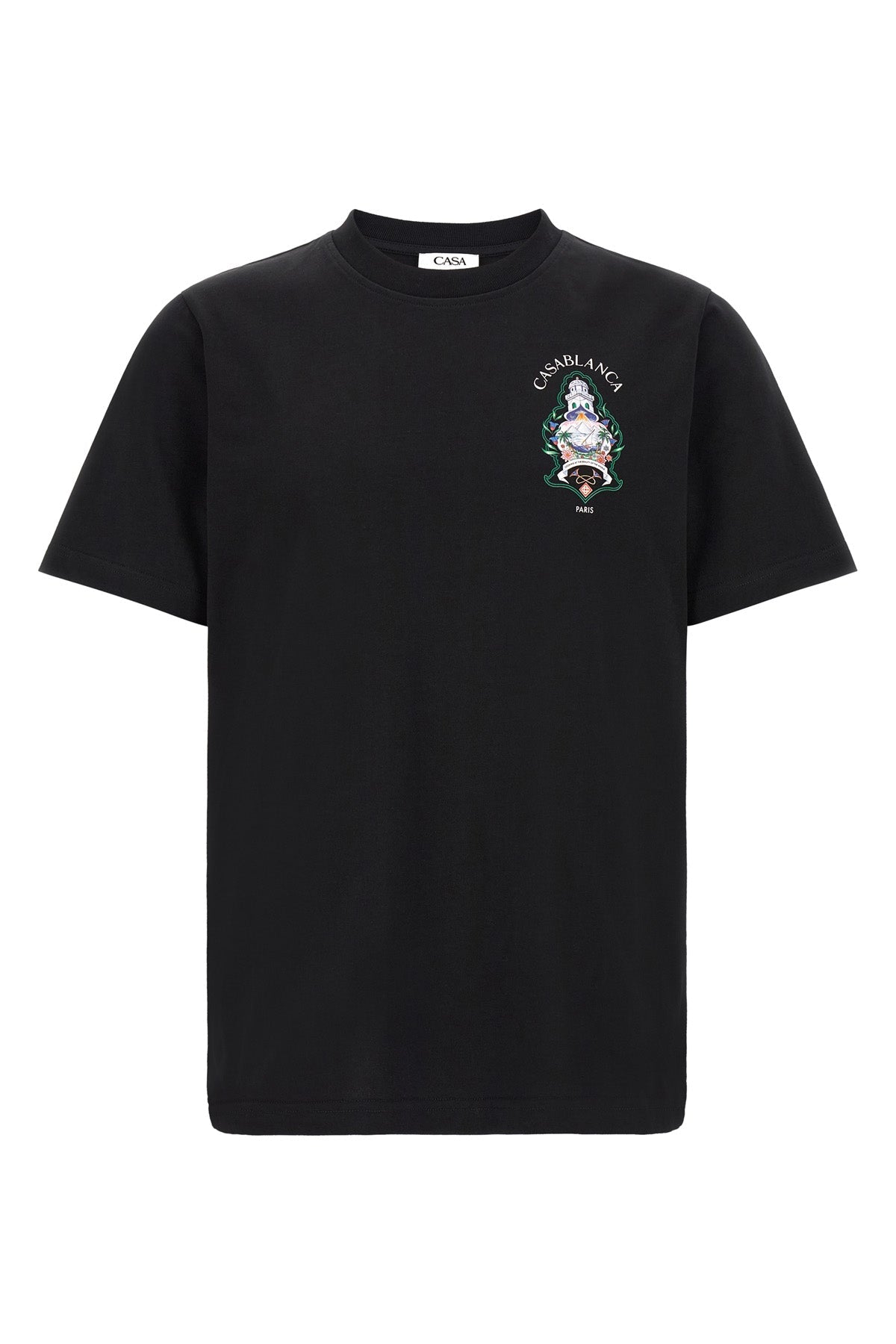 Casablanca Organic Cotton T-Shirt with Graphic Print