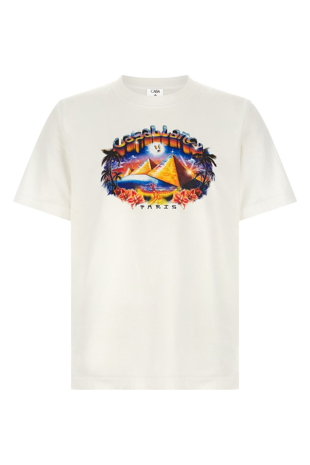 Casablanca Organic Cotton T-Shirt Tourism Print