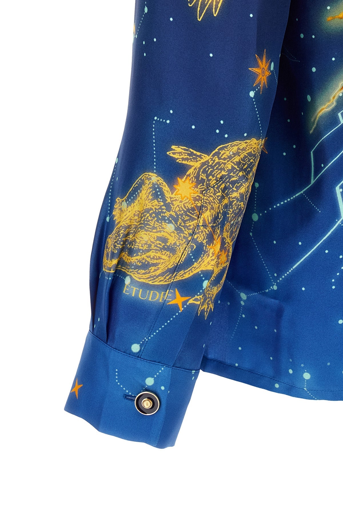 Casablanca Silk Shirt with Cuban Collar