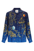 Casablanca Silk Shirt with Cuban Collar