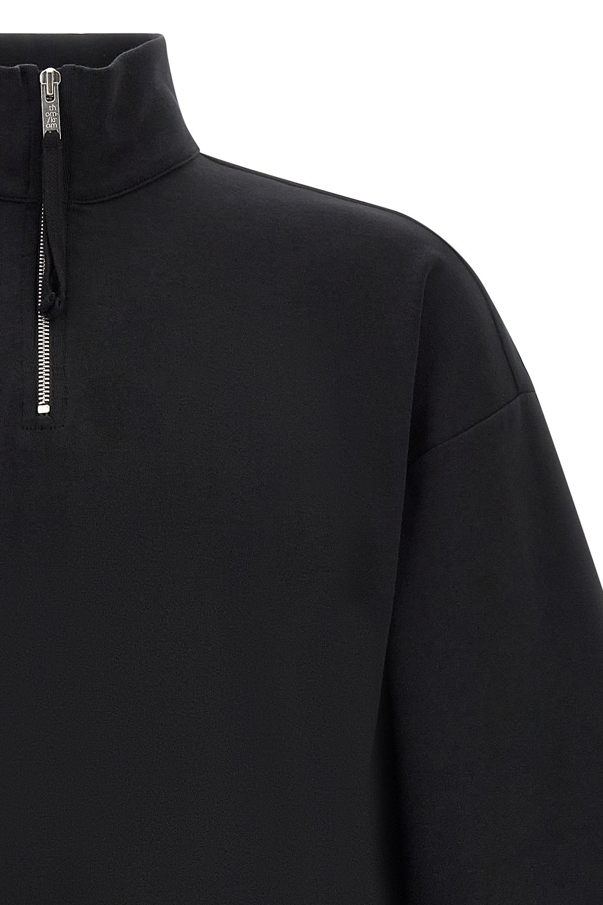 Thom Krom Half-Zip Oversized T-Shirt