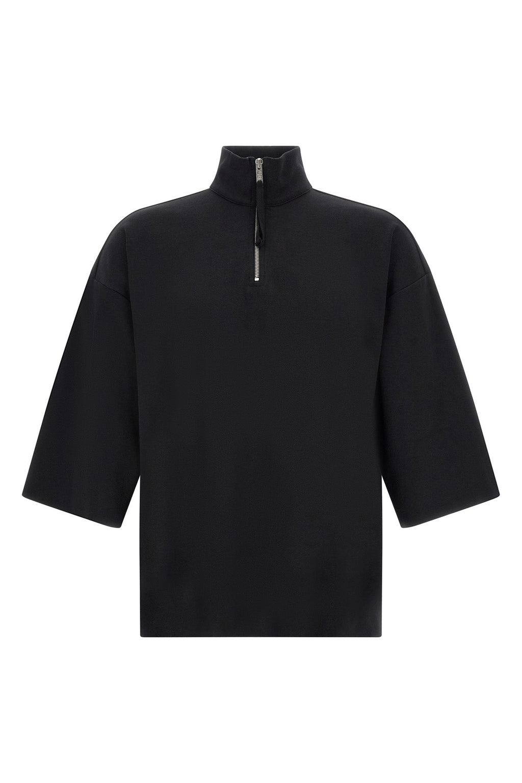 Thom Krom Half-Zip Oversized T-Shirt