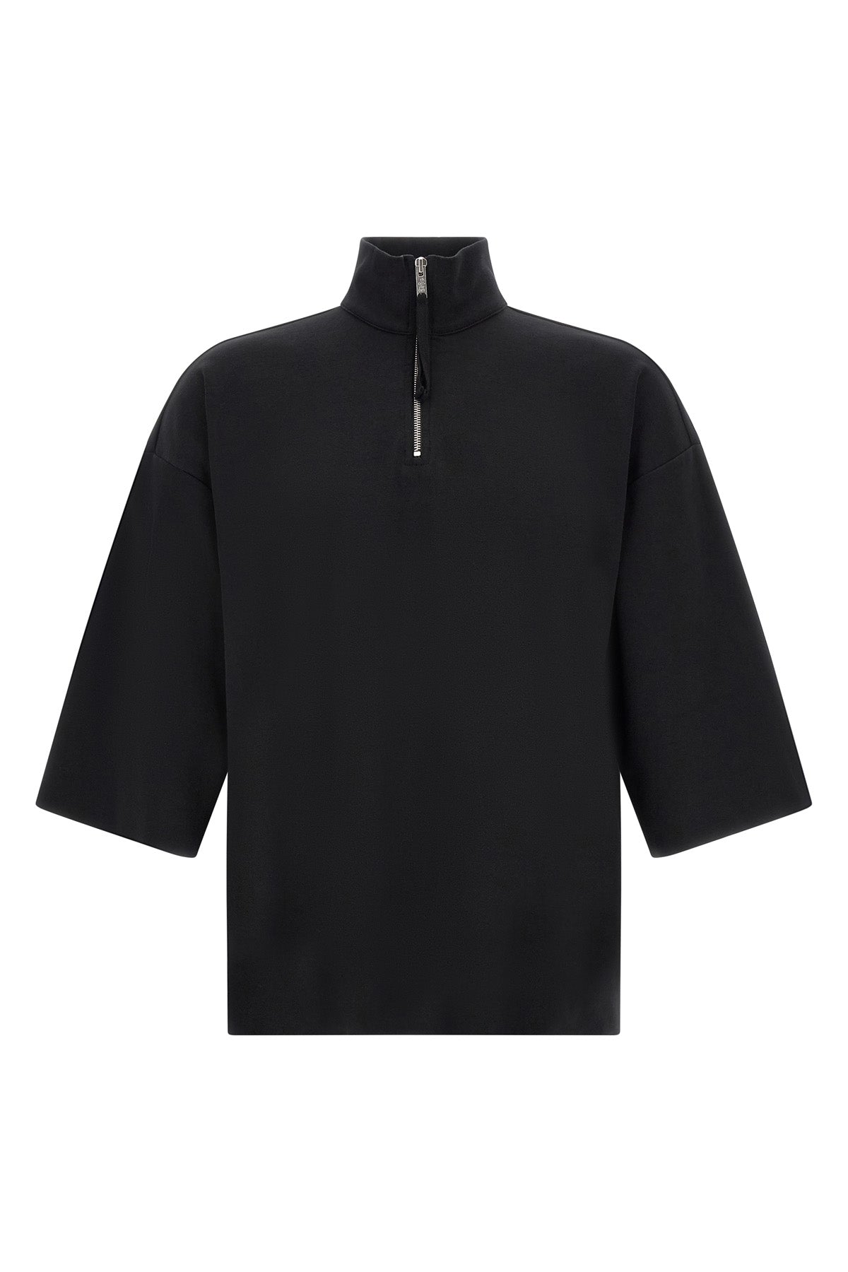 Thom Krom Half-Zip Oversized T-Shirt