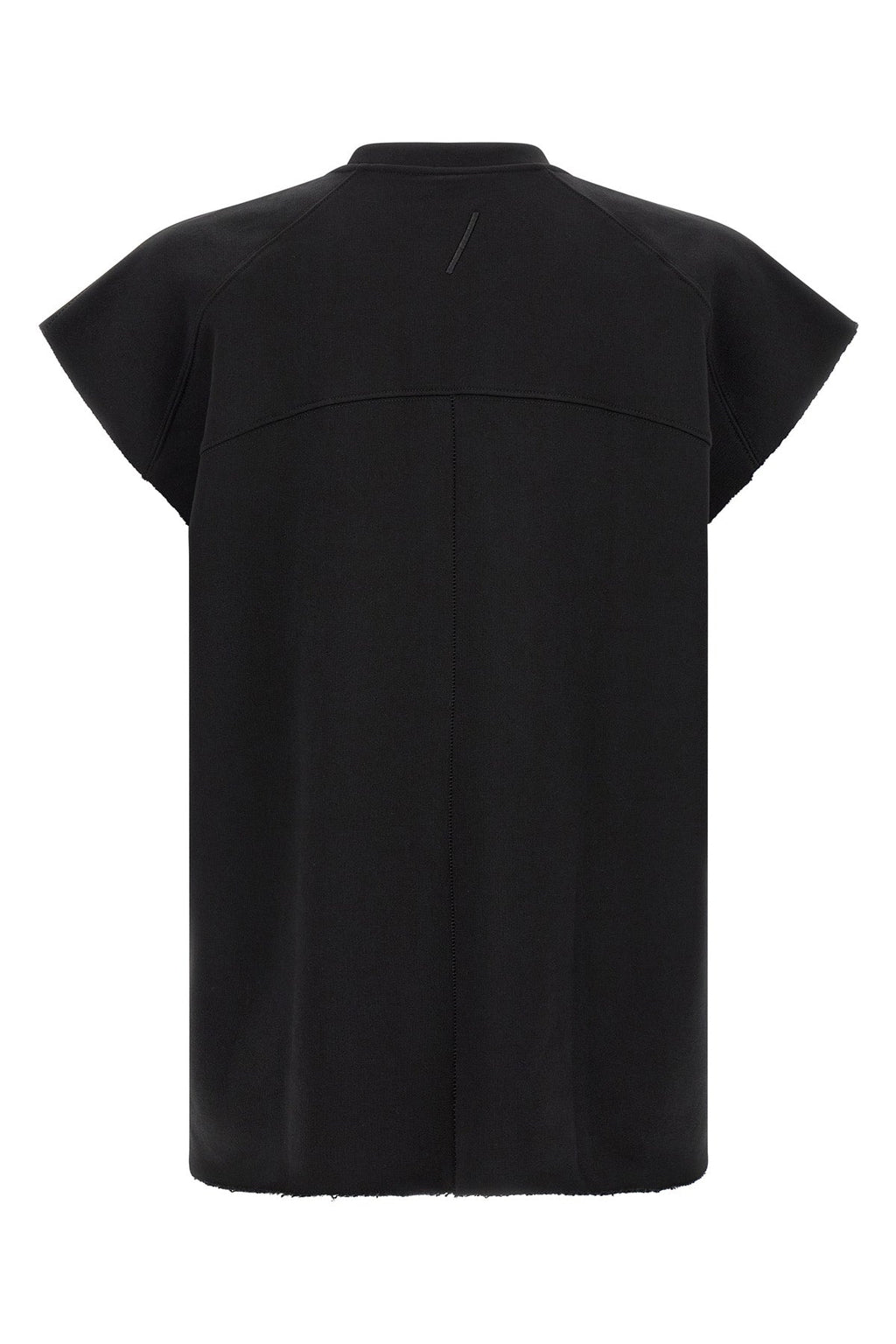 Thom Krom Sleeveless Sweatshirt with Raw Edges