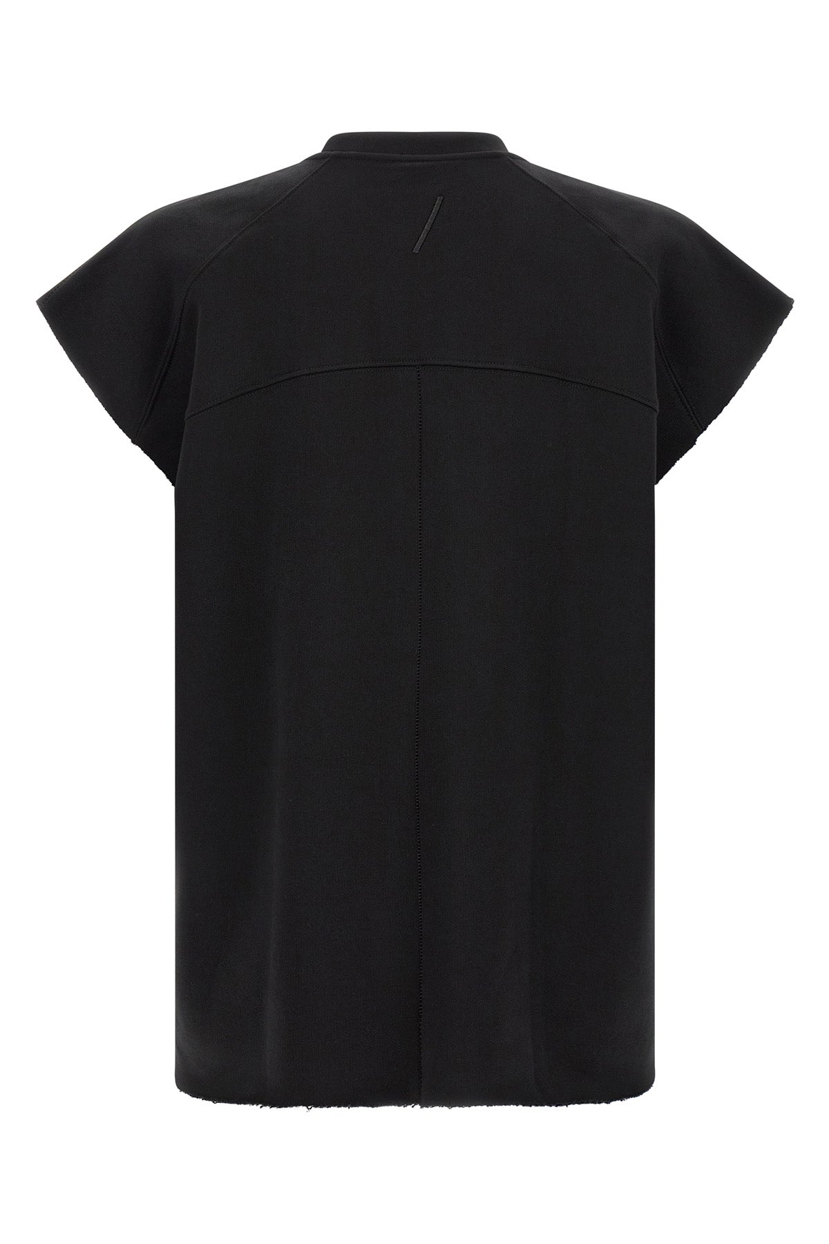 Thom Krom Sleeveless Sweatshirt with Raw Edges