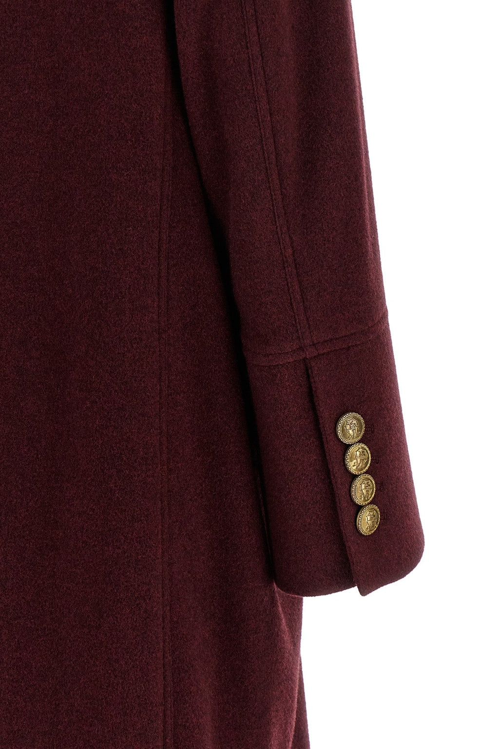 Cashmere double-breasted coat
