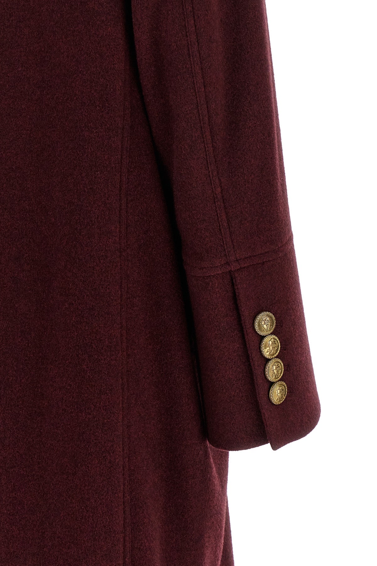 Cashmere double-breasted coat