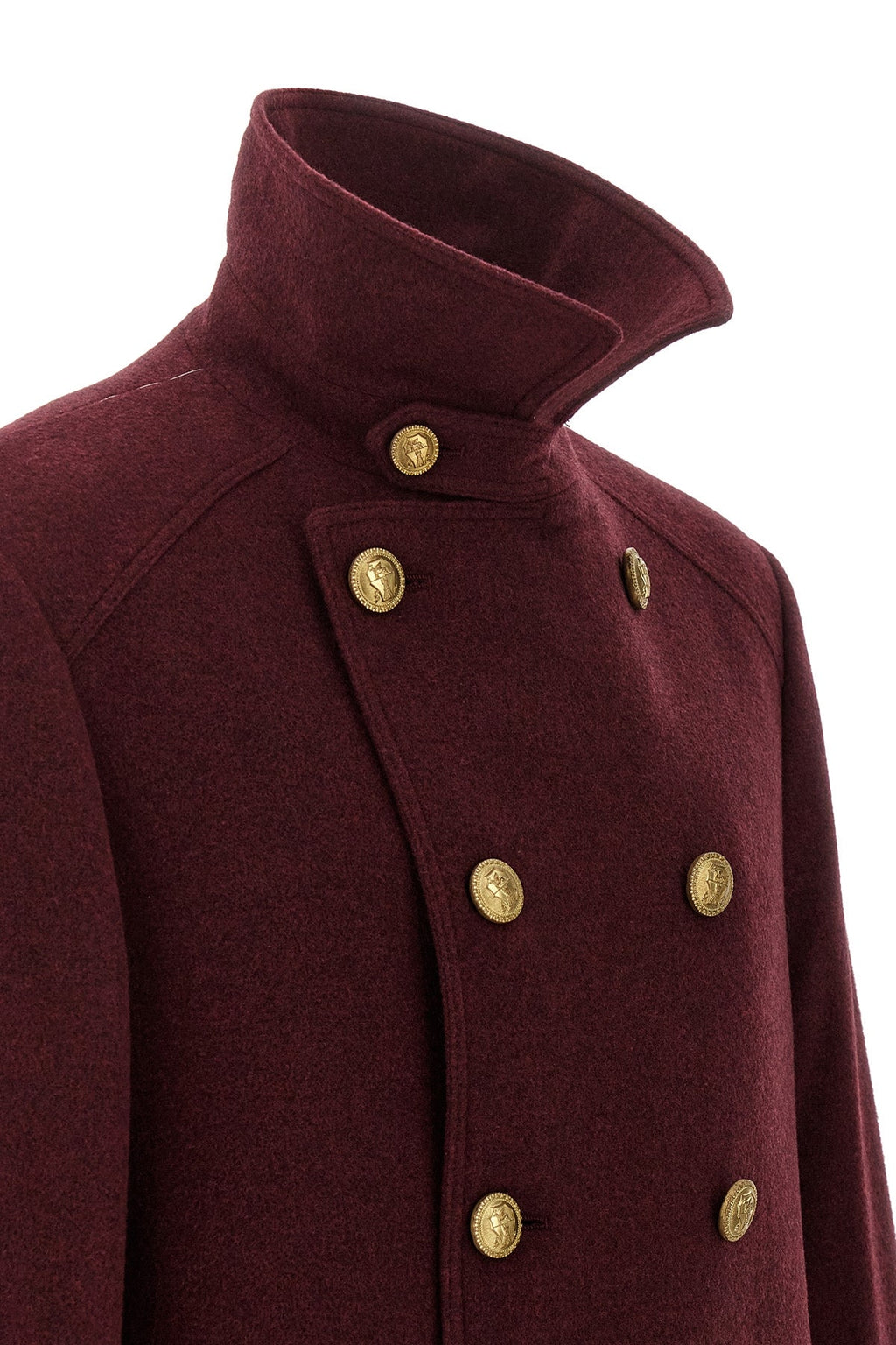 Cashmere double-breasted coat
