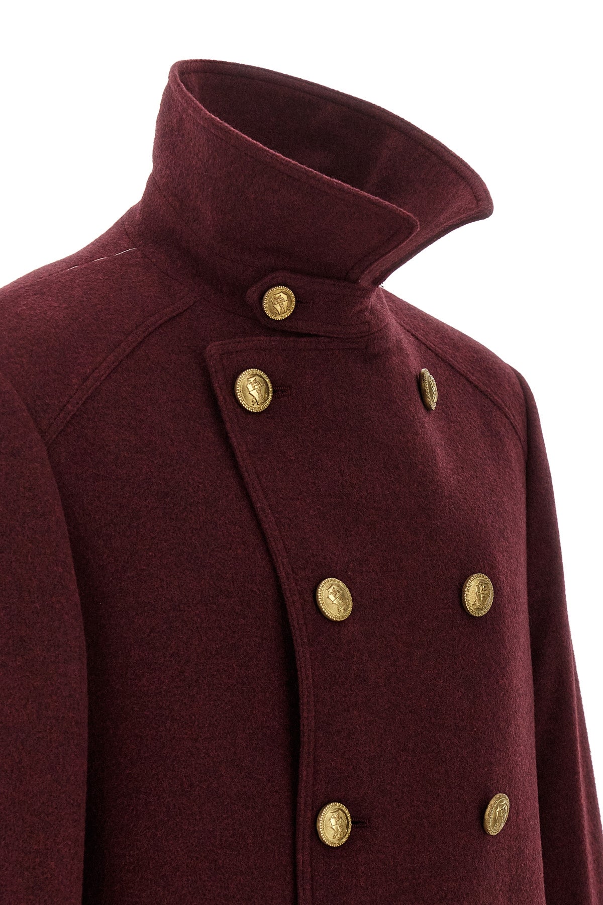 Cashmere double-breasted coat