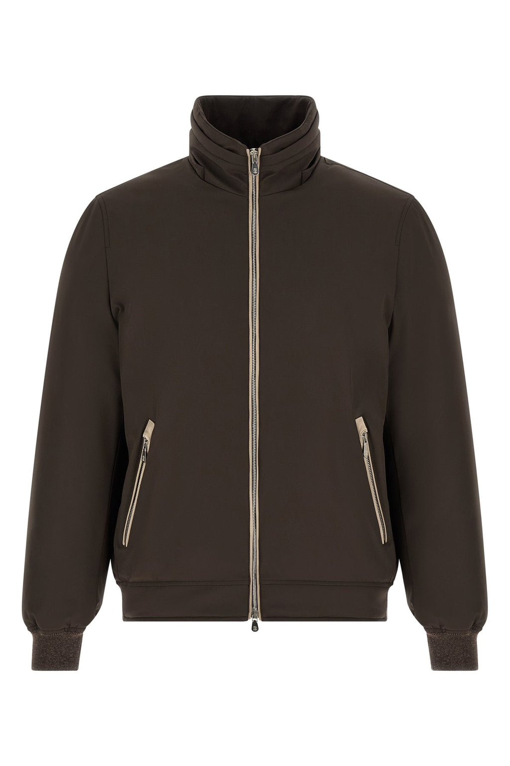 Brunello Cucinelli Padded Jacket with Shearling Details