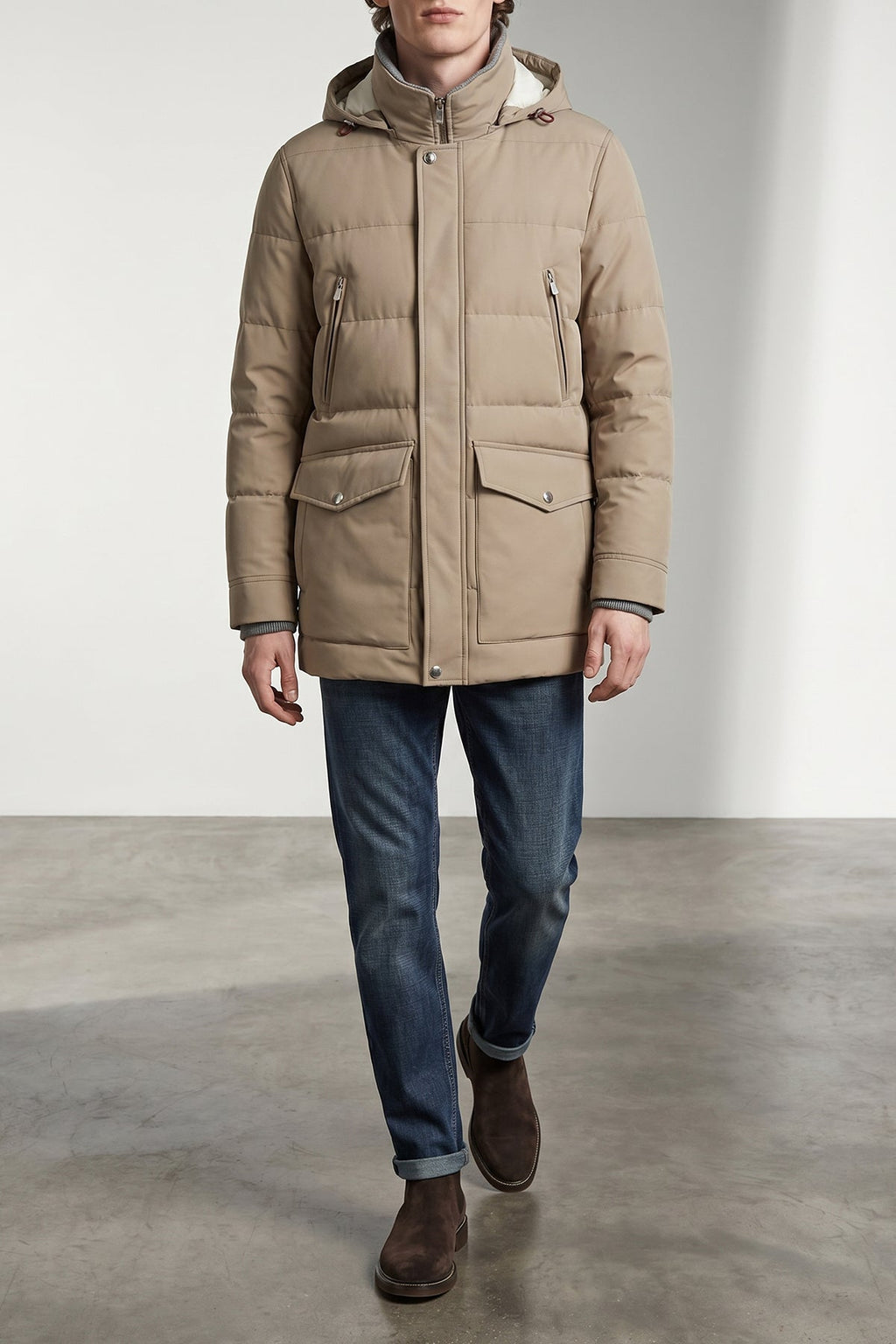 Quilted parka