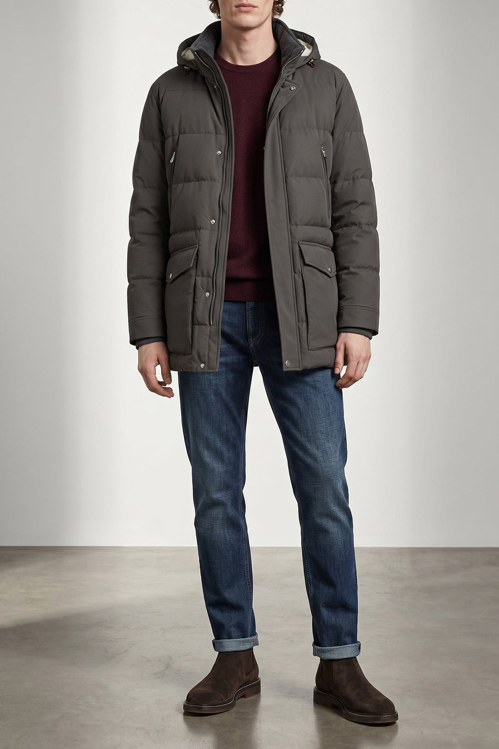 Quilted parka