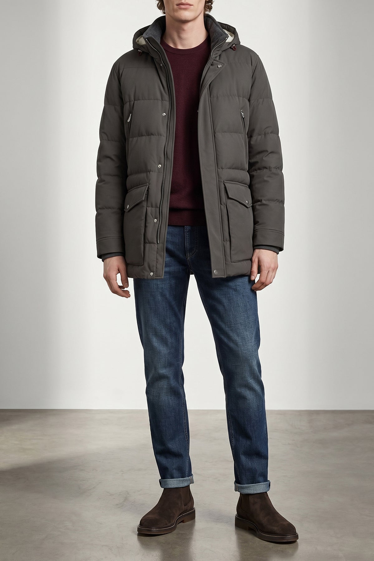 Quilted parka