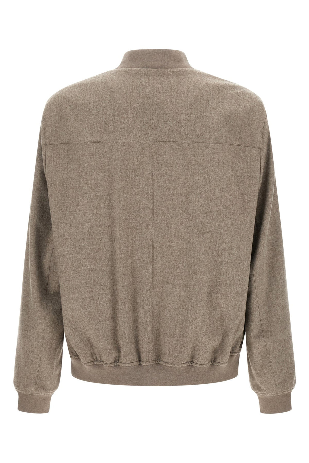 Light flannel bomber jacket