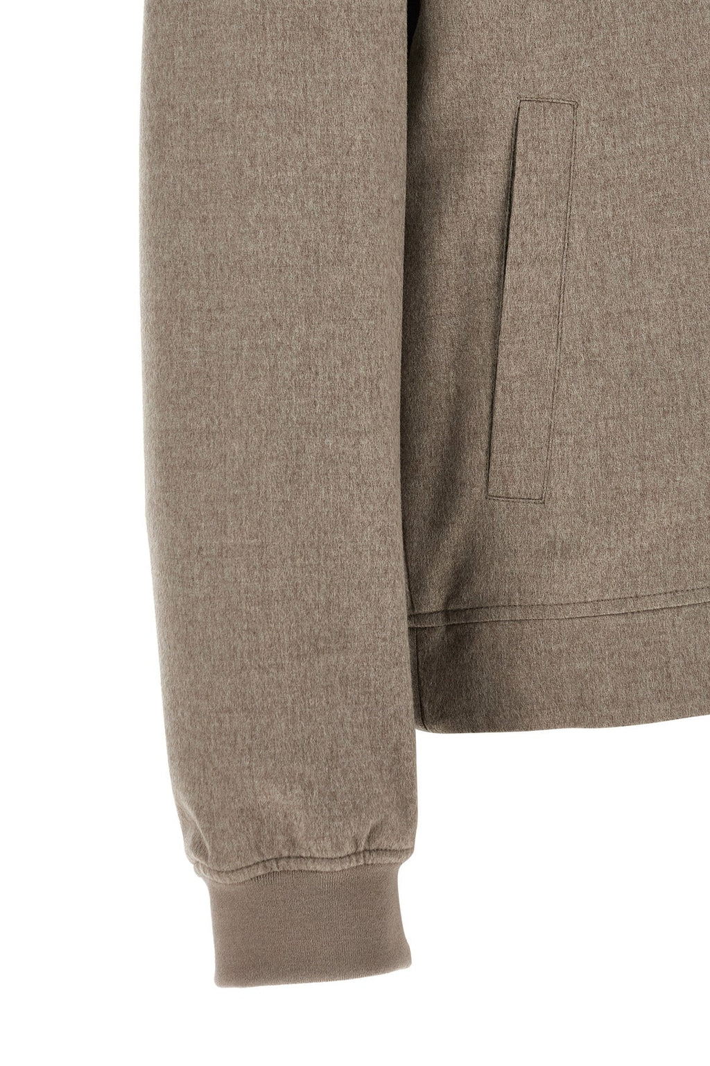 Light flannel bomber jacket