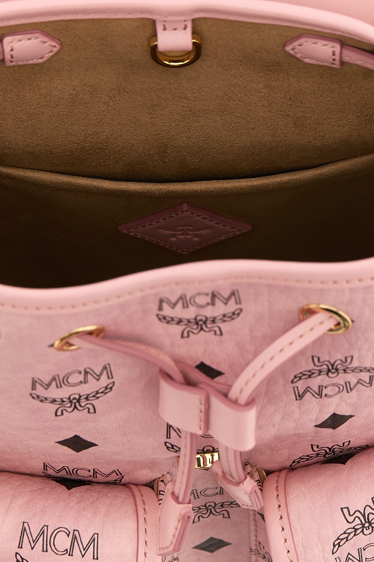 MCM Aren Backpack with Gold-Tone Hardware