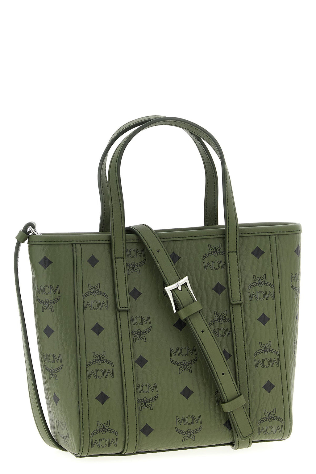 MCM Toni Mini Shopping Bag with Metal Hardware