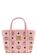 MCM Toni Mini Tote Bag With Logo Plaque