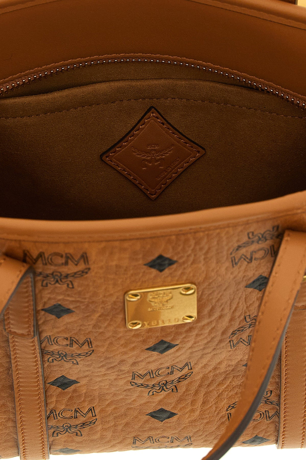 MCM Toni Mini Shopper Bag with Visetos Monogram