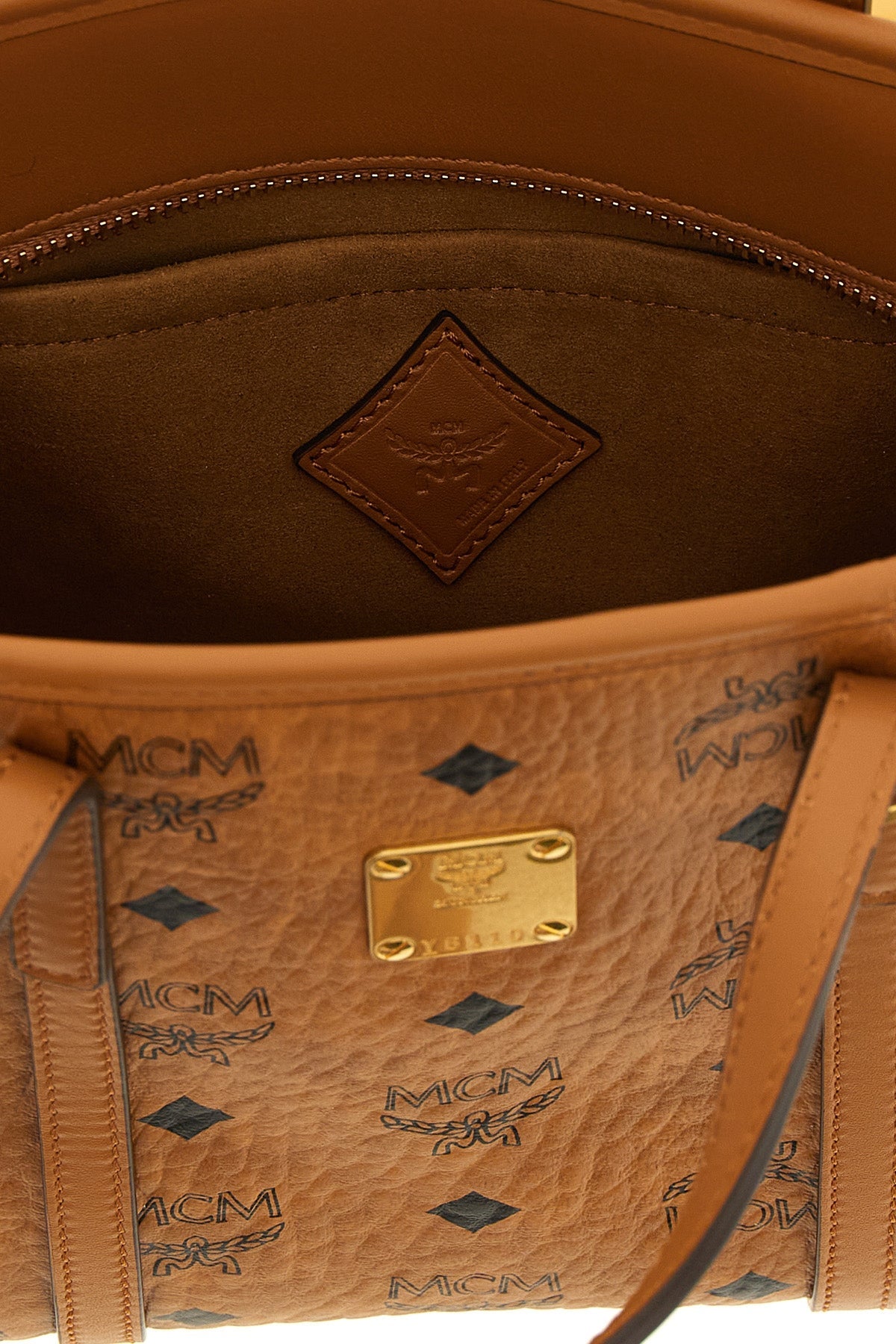 MCM Toni Mini Shopper Bag with Visetos Monogram