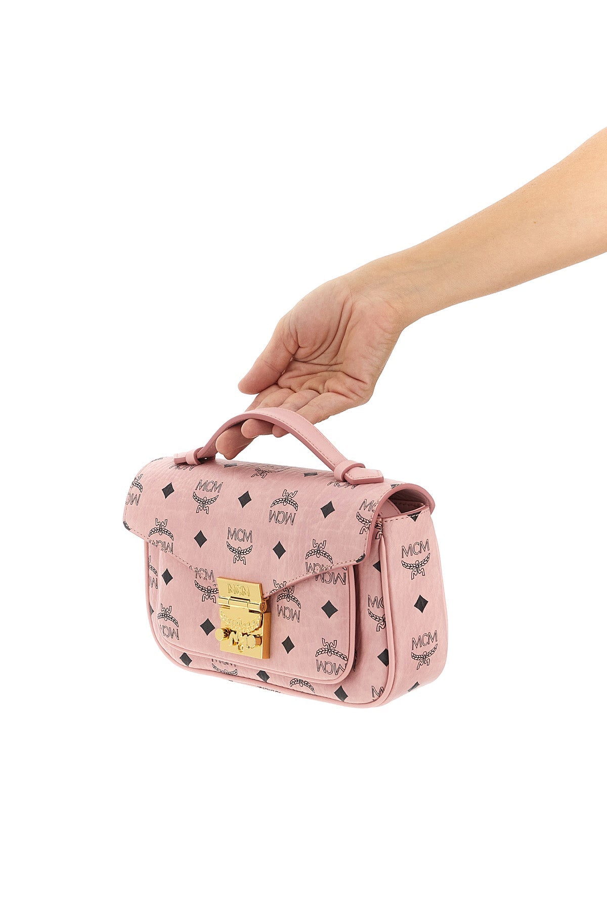 MCM Tracy Crossbody Bag - Laurel Lock Closure