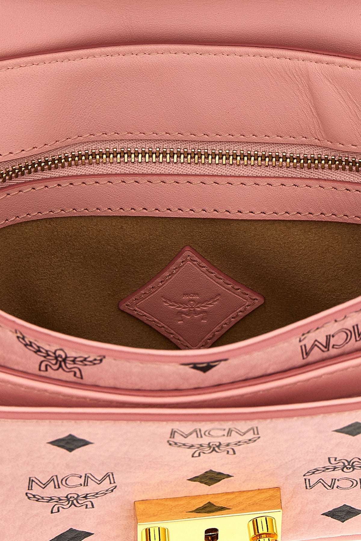 MCM Tracy Crossbody Bag - Laurel Lock Closure