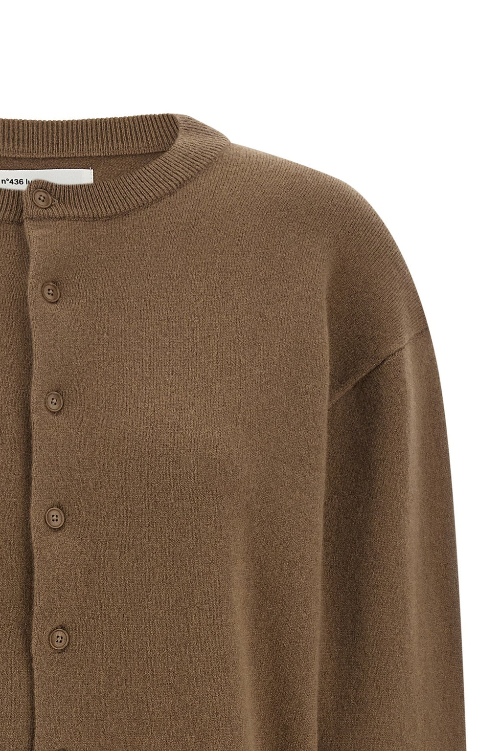 Extreme Cashmere Cardigan With Dropped Shoulders