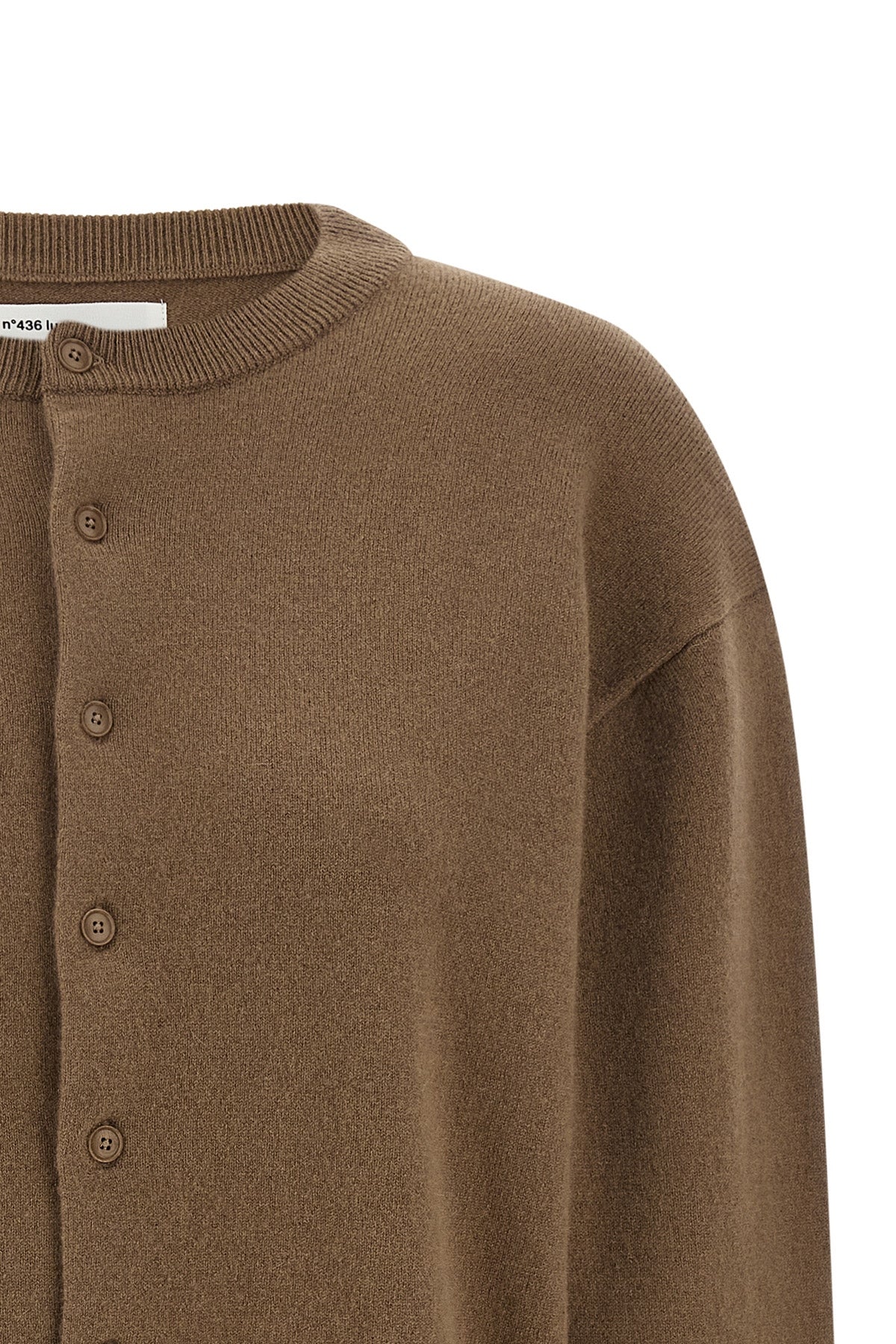 Extreme Cashmere Cardigan With Dropped Shoulders
