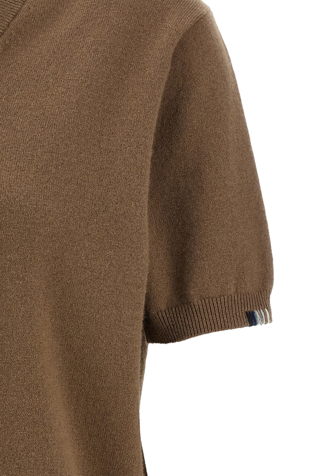 Extreme Cashmere V-Neck Sweater With Ribbed Trims