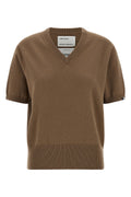 Extreme Cashmere V-Neck Sweater With Ribbed Trims