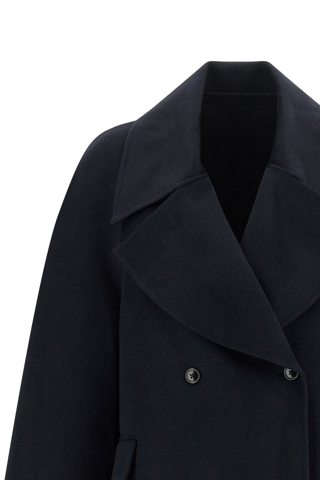 Loulou Studio Double-Breasted Jacket with Wide Lapels