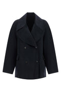 Loulou Studio Double-Breasted Jacket with Wide Lapels