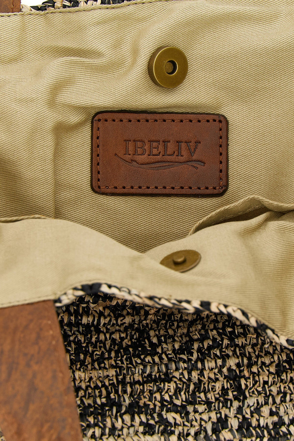 IBELIV Fringed Raffia Tote Bag