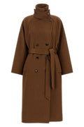 Double-Breasted Belted Coat