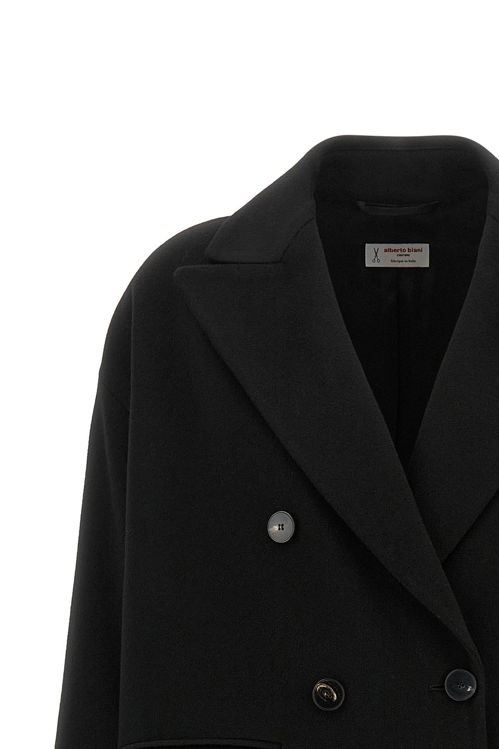 Oversized Double-Breasted Coat